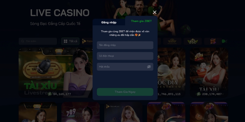 Hướng dẫn tạo tài khoản Zbet nhanh chóng