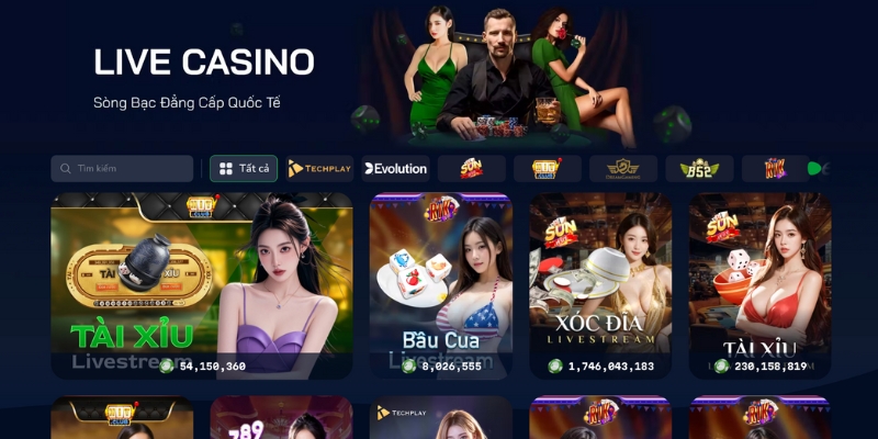 Trải nghiệm casino đẳng cấp tại Zbet